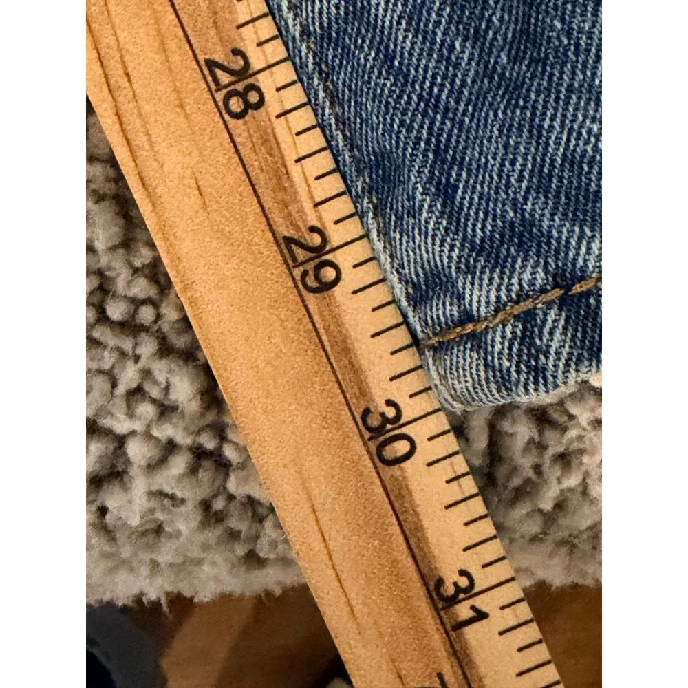 Levis 501 Original Fit Jeans 38x30 Blue Straight Leg Denim Americana Western